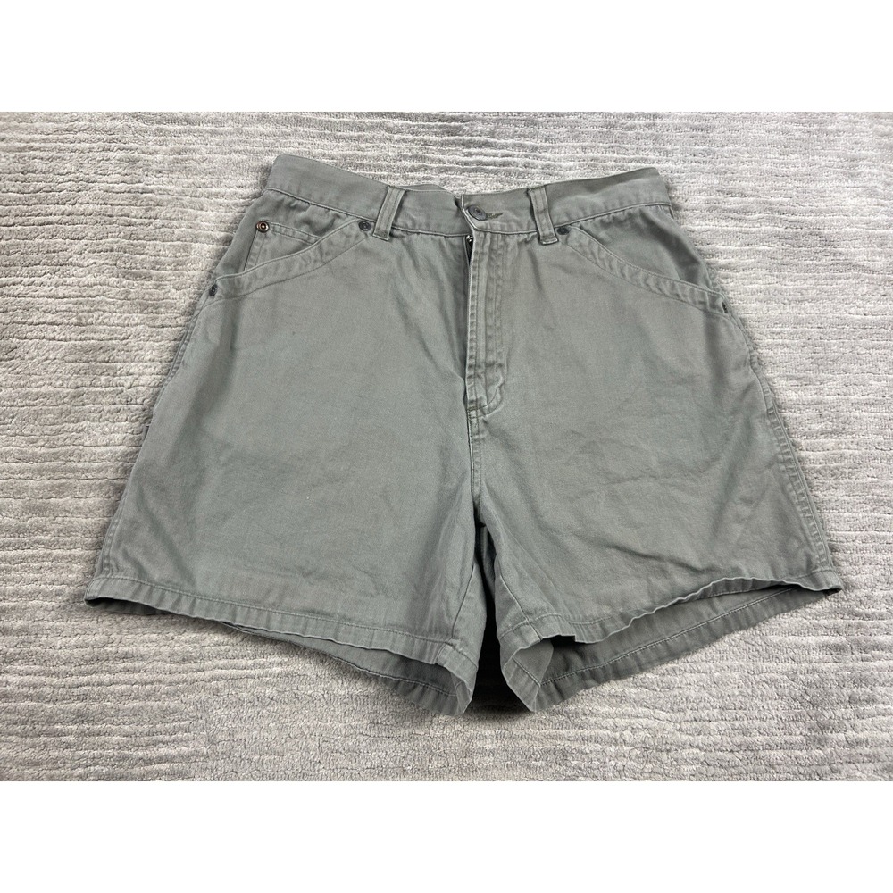 Montana Blues‎ Shorts Juniors 7 Gray High Rise Flat Front 100% Cotton Outdoors